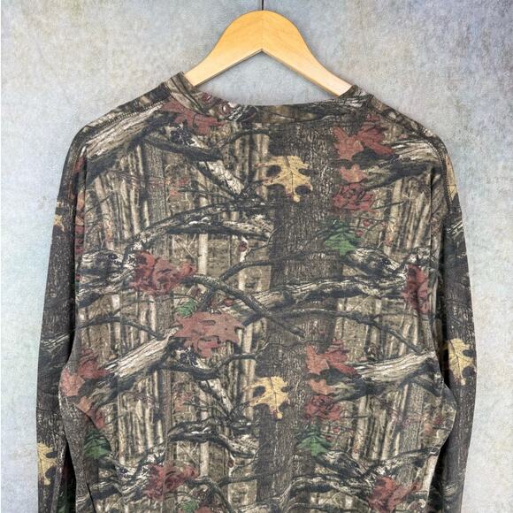 Real tree Camo Long Sleeve Shirt Sz XL Camouflage Hunting Outdoor Redhead - Picture 7 of 7